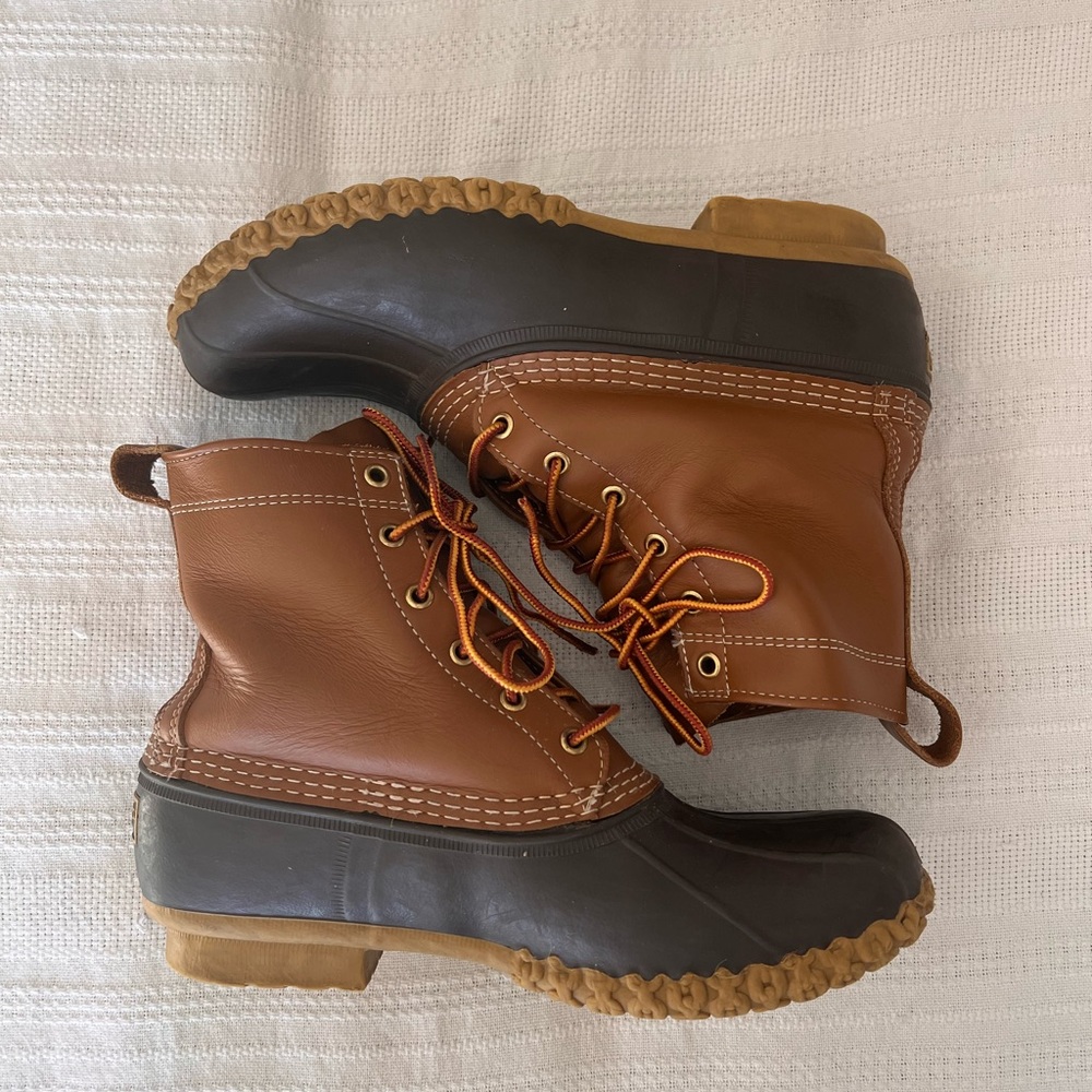 LL Bean Duck Boots 8” Unlined Classic Men’s